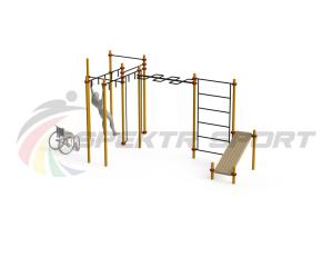Купить Спортивный комплекс для инвалидов-колясочников WRK-D17_76mm в Саянске 
