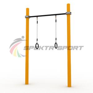 Купить Турник классический для занятий Воркаут с кольцами SP WRK-07 + Rings_76mm в Саянске 