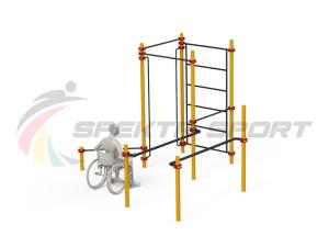 Купить Спортивный комплекс для инвалидов-колясочников WRK-D18_76mm в Саянске 